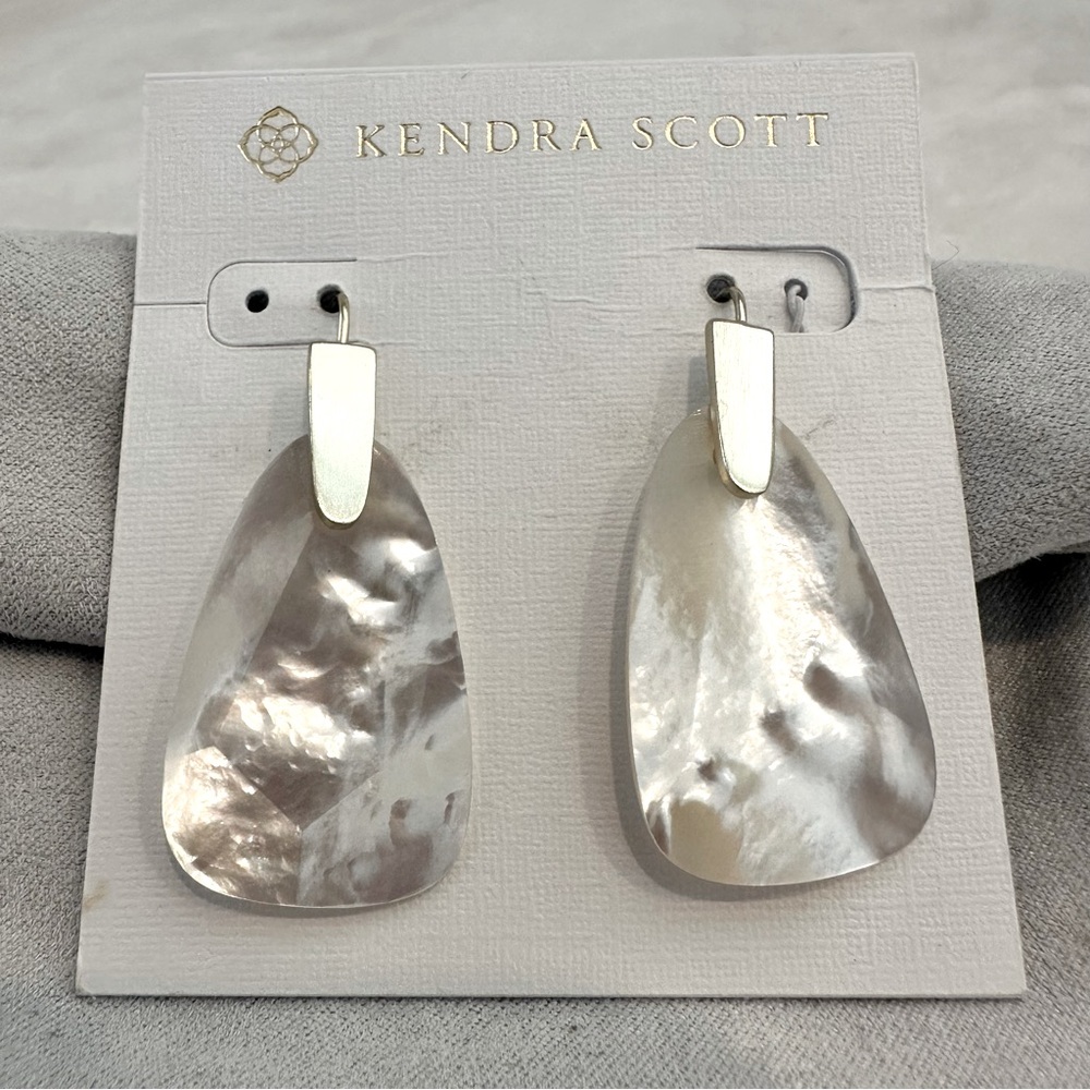 Kendra Scott Marty Drop Earrings Gold/vory Mother-Of-Pearl One Size